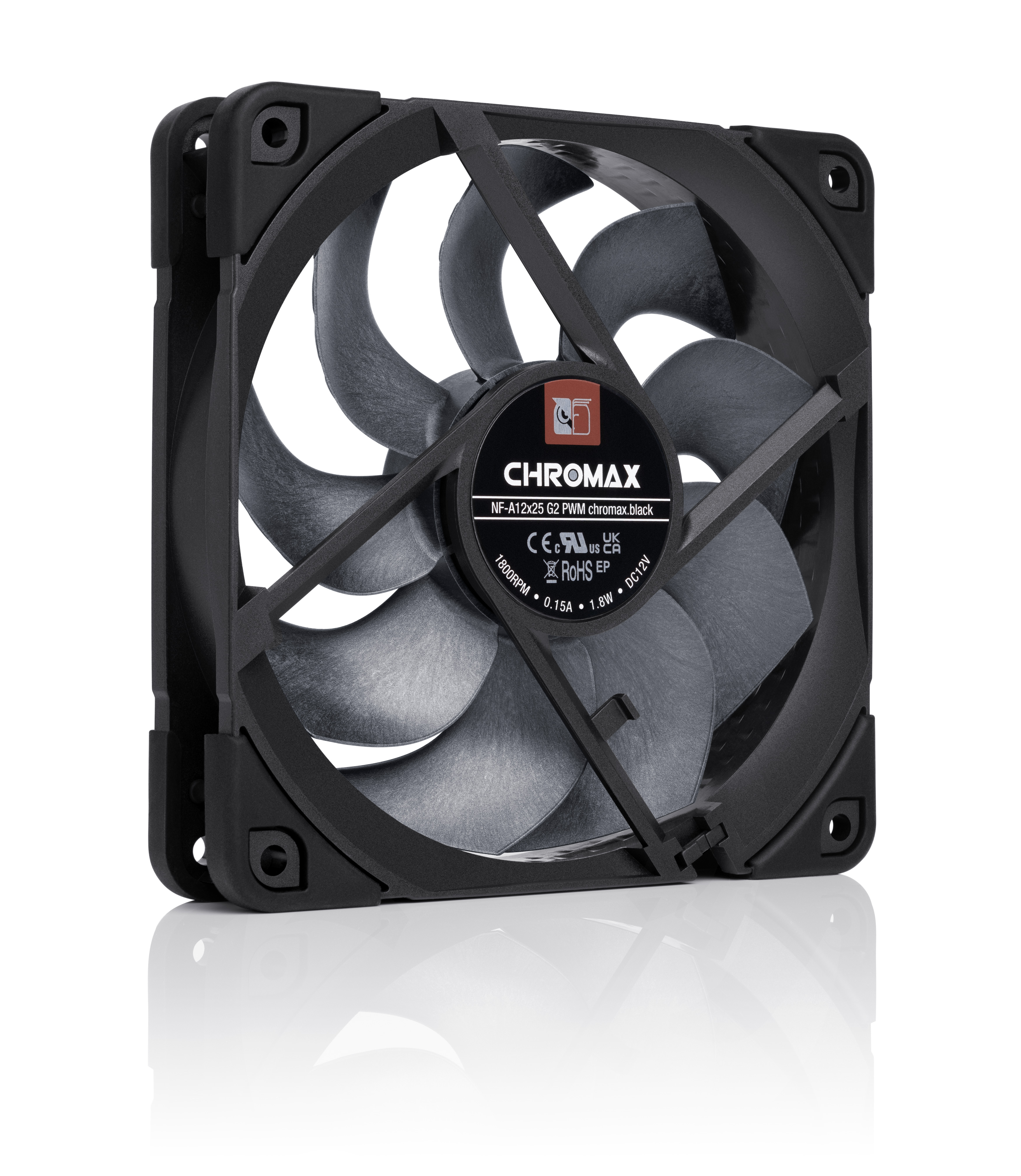 NF-A12x25 G2 PWM chromax.black | Noctua