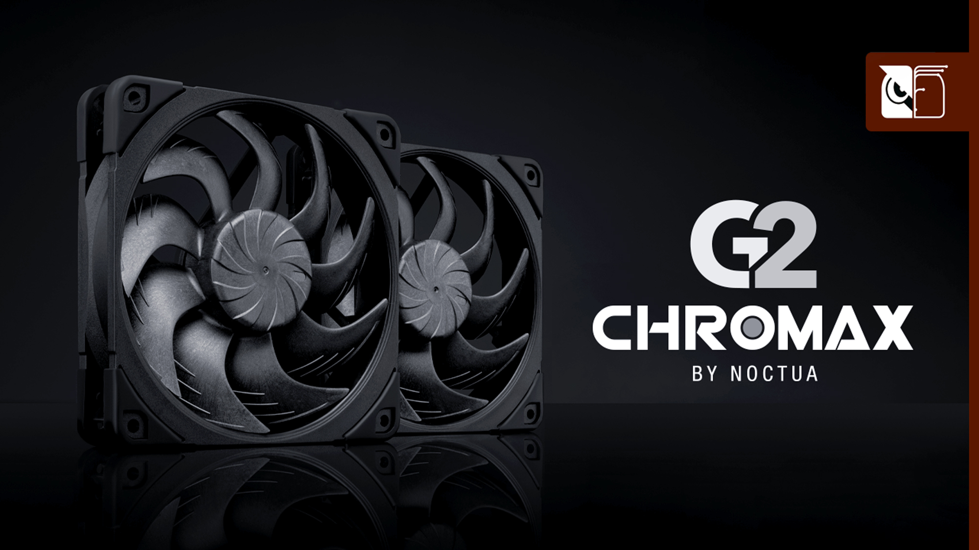 Noctua presents NF-A12x25 G2 chromax.black 120mm fans | Noctua
