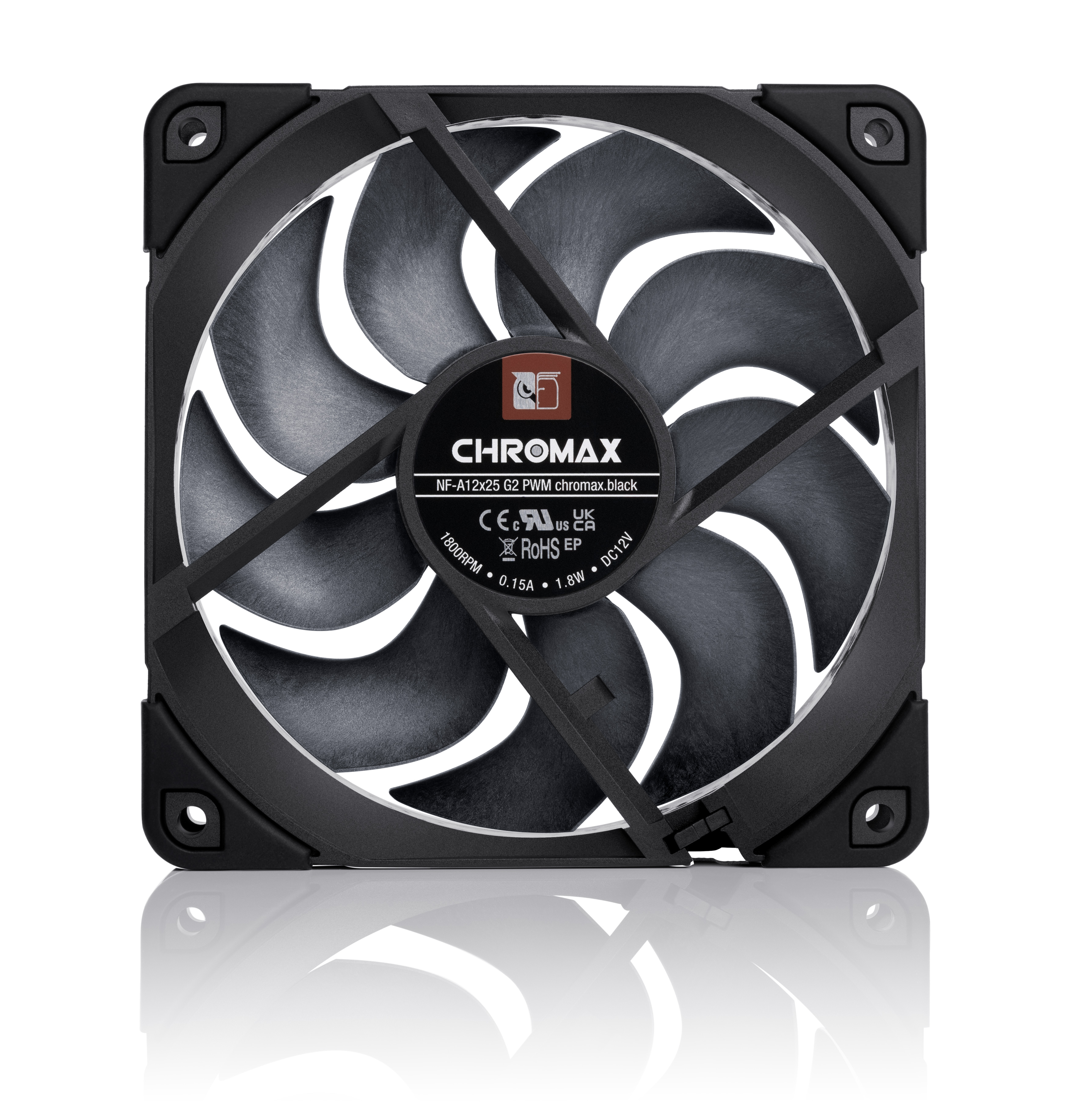 NF-A12x25 G2 PWM chromax.black | Noctua